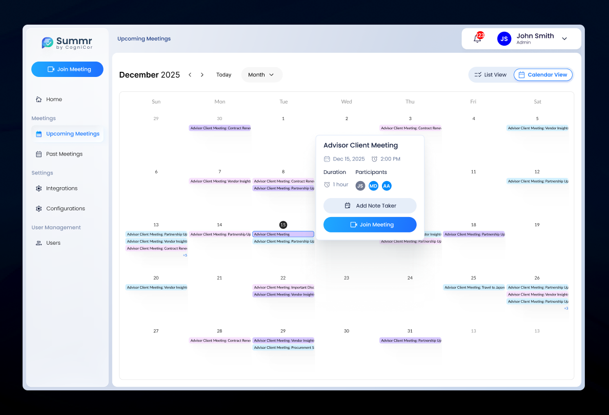 Summr — AI Meeting Note Taker Cover